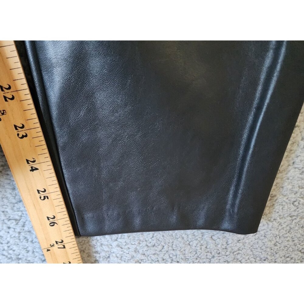 NEW Old Navy Women's Extra High-Rise‎ Skinny Faux Leather Pants Black Plus Sz 20 - Picture 7 of 16